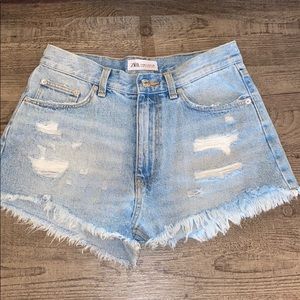 Brand new Zara Cutoff Denim Shorts 36 4 Small
